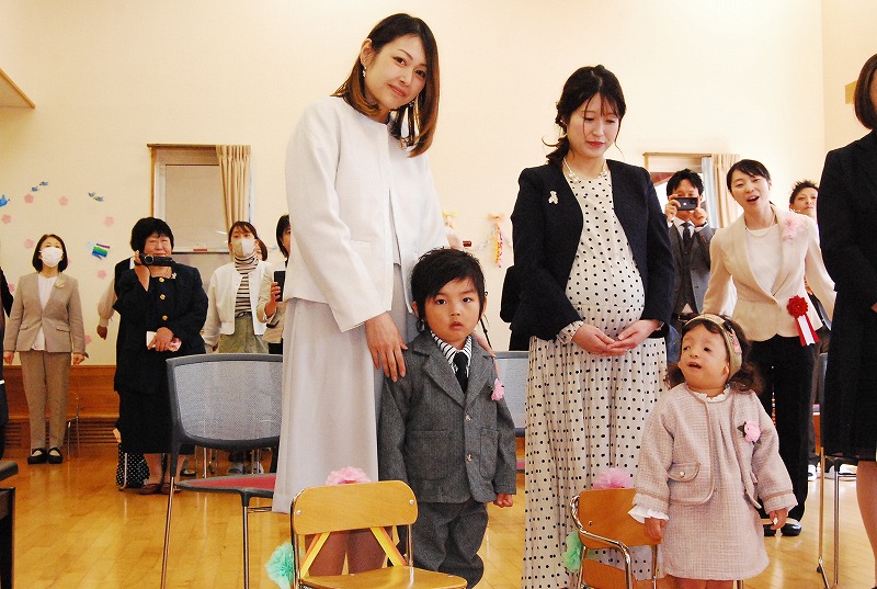 写真：幼稚部入学式の様子2