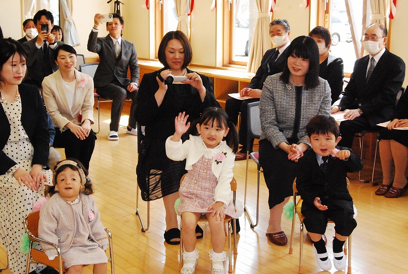 写真：幼稚部入学式の様子3