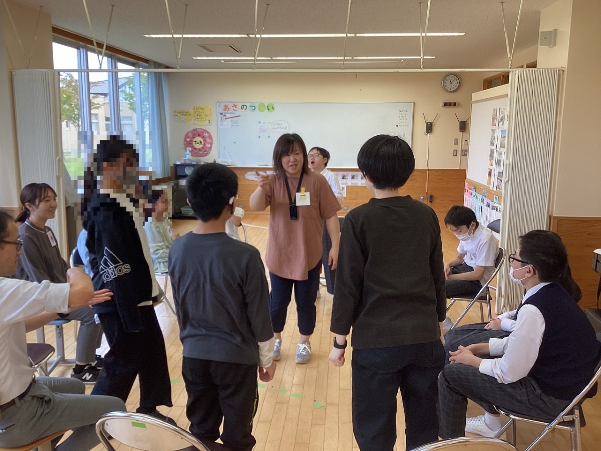 フルーツバスケットをしている様子