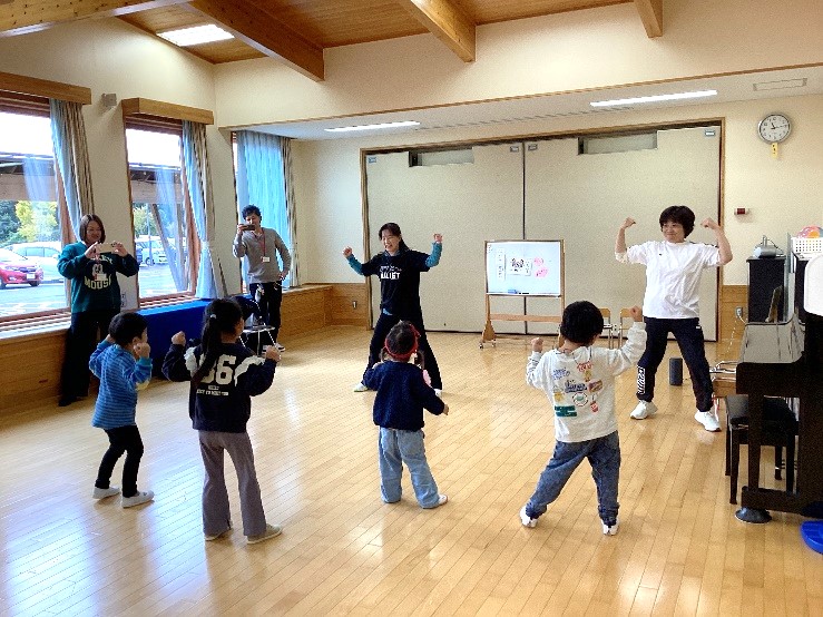 写真:幼稚部体操教室