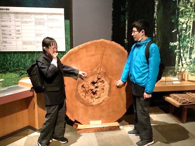 写真：中学部校外学習「県立農業科学館」