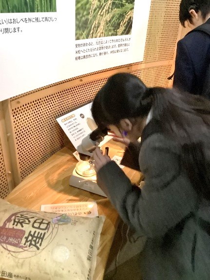 写真：中学部校外学習「県立農業科学館」