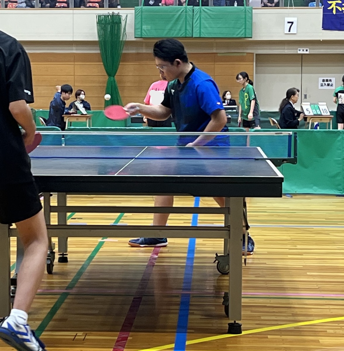 男子の試合の様子