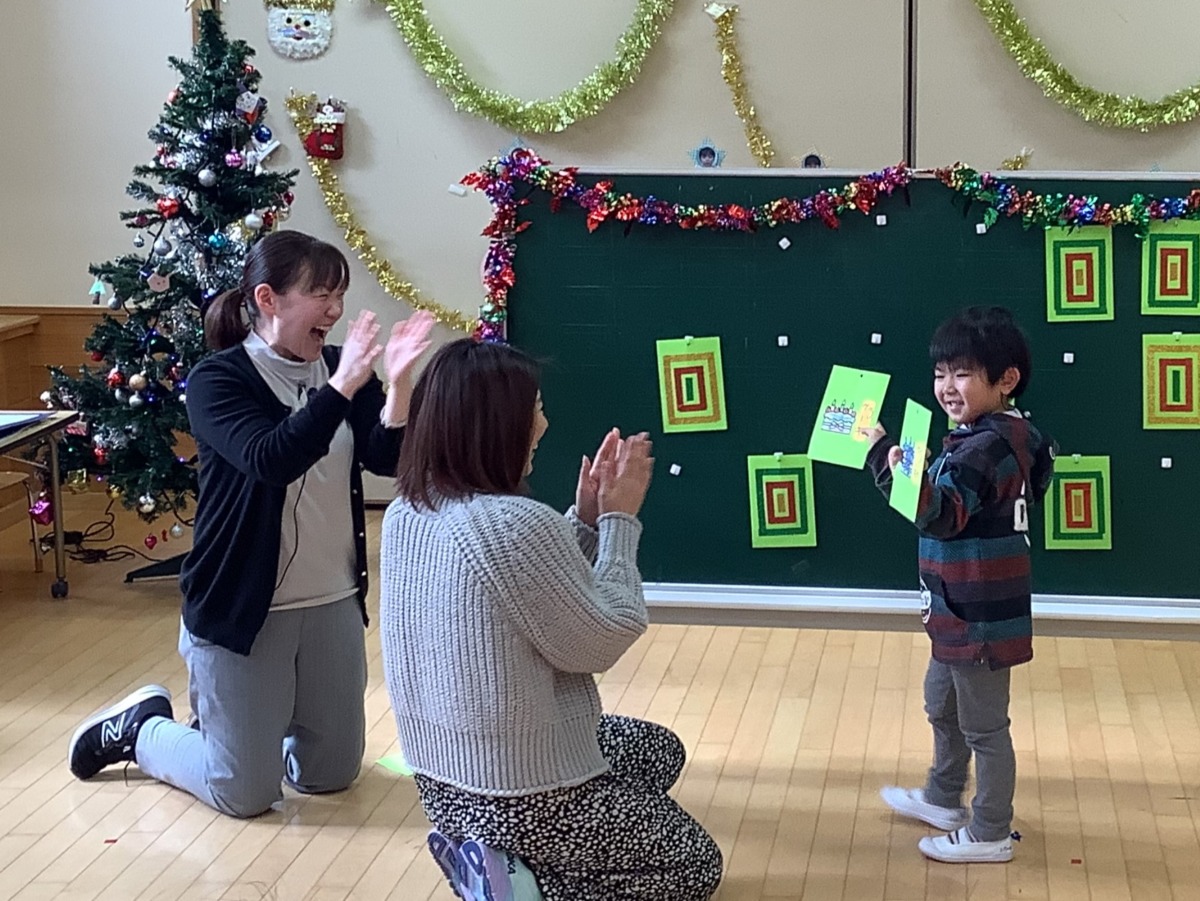 ゲームを楽しんでいる様子