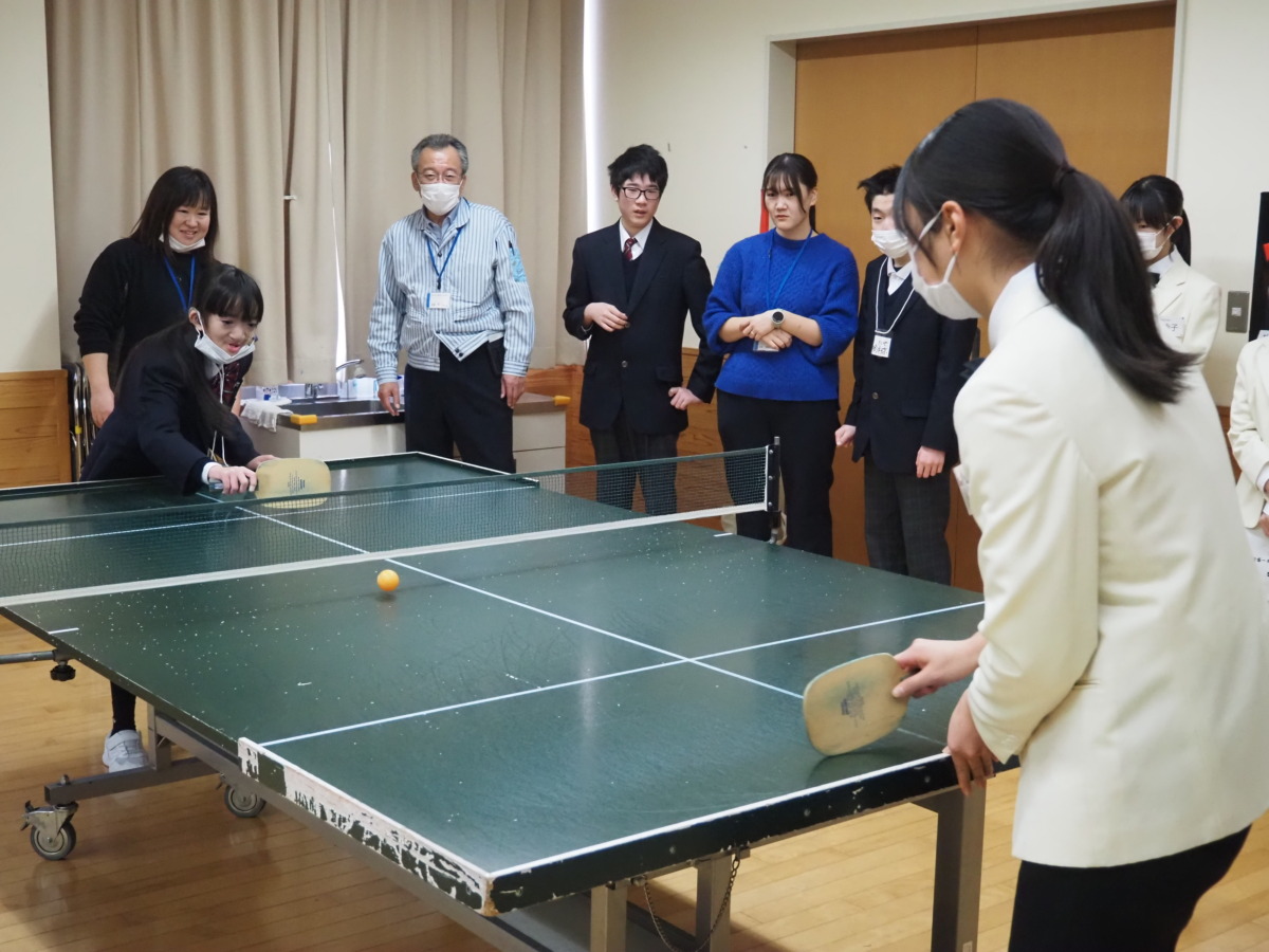 サウンドテーブルテニスの活動の様子