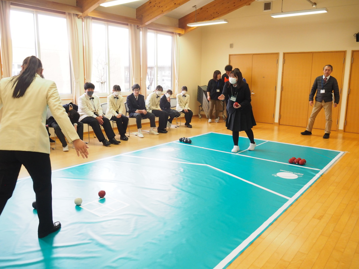 ボッチャの活動の様子
