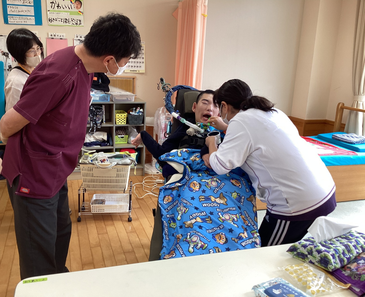 歯磨きの様子