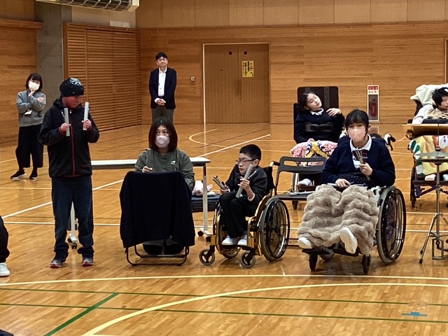 かがやきの丘3校の中学部合同音楽が行われました