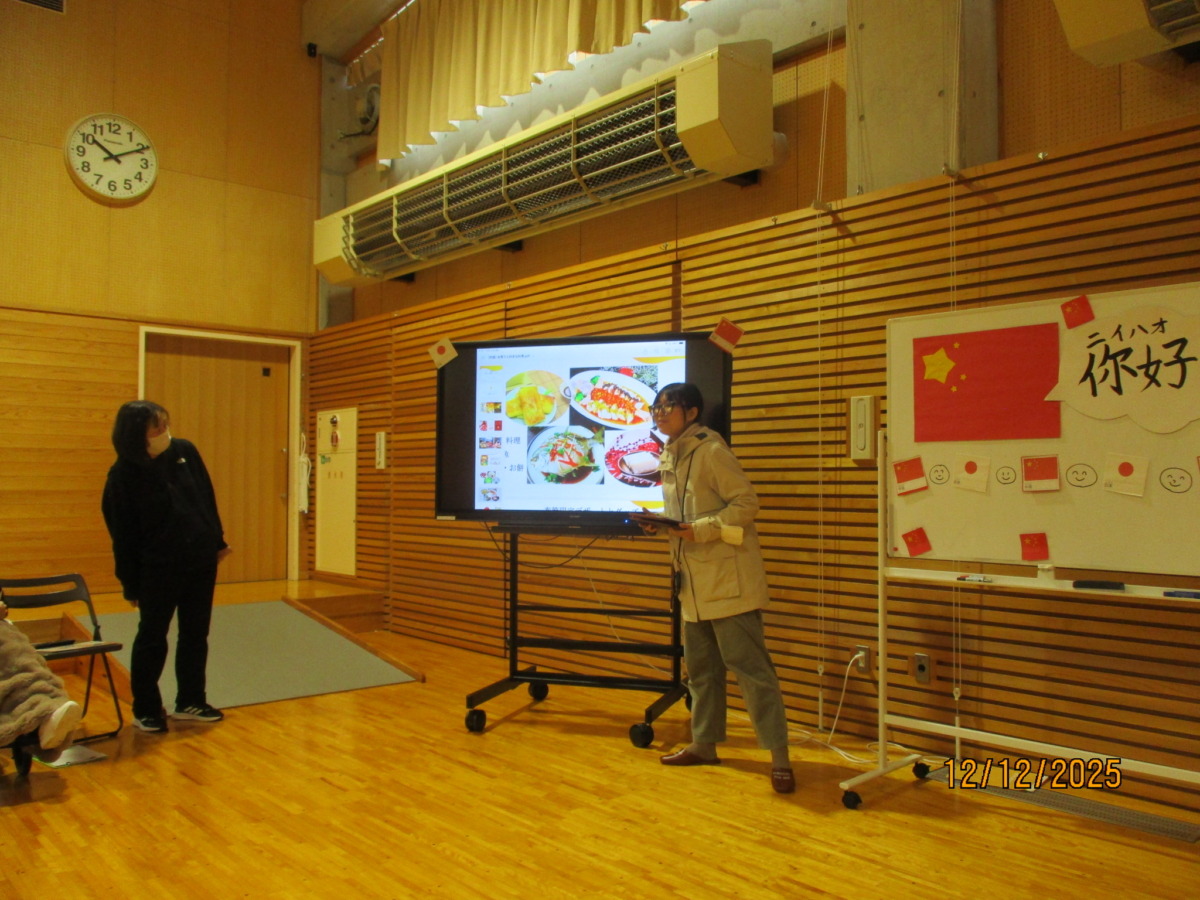 写真：中国の食べ物の紹介