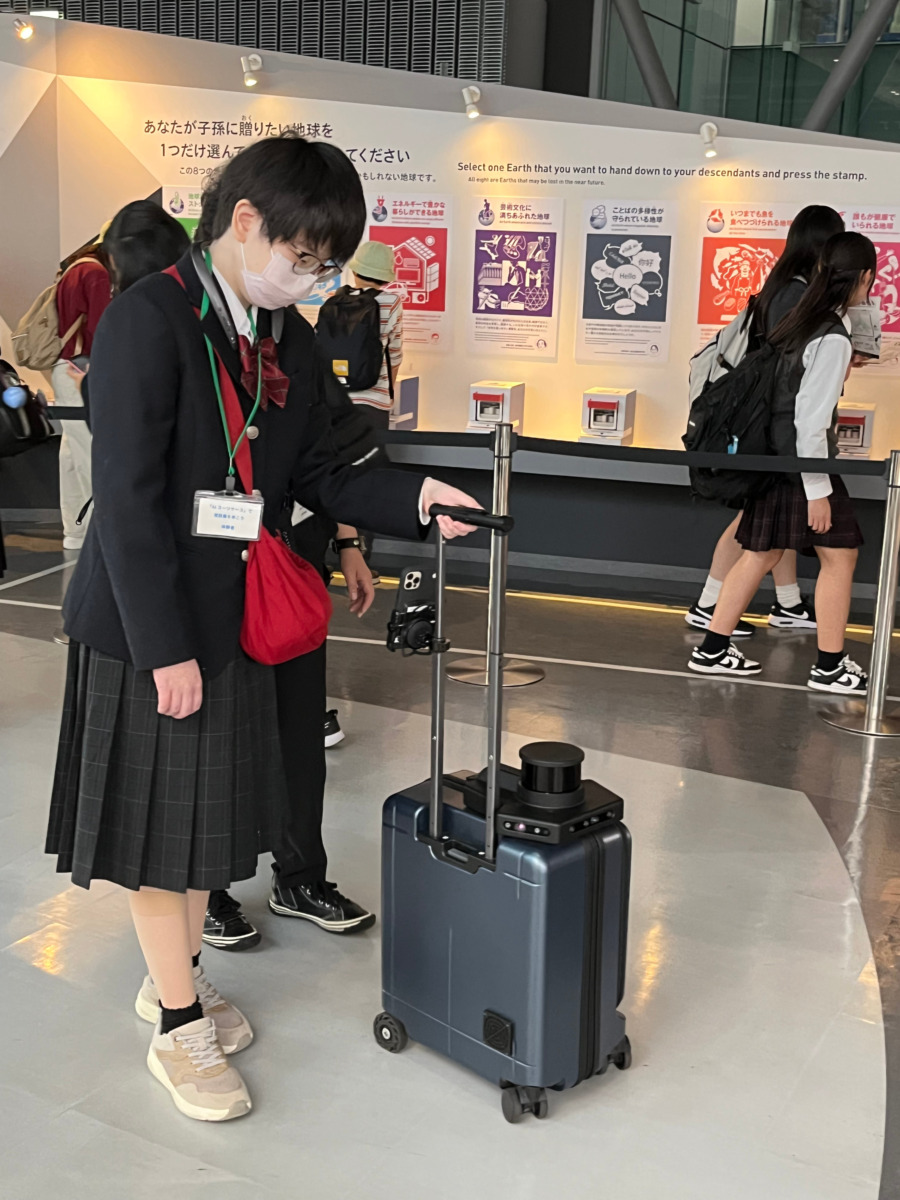 写真:修学旅行の様子