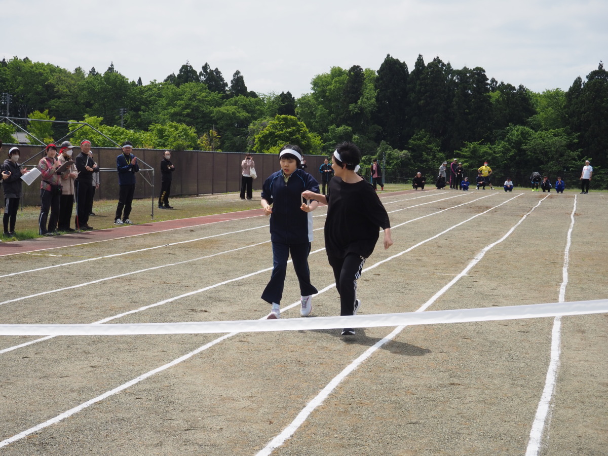 頑張った徒競走