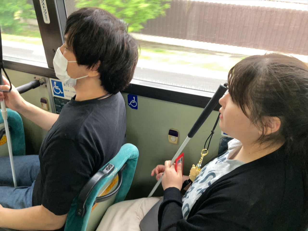 復路は路線バスを利用