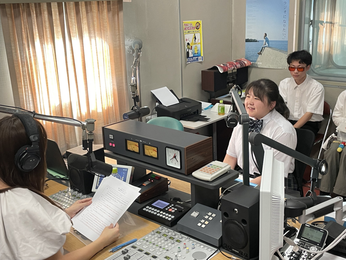 ＦＭ秋田収録スタジオにて　その１