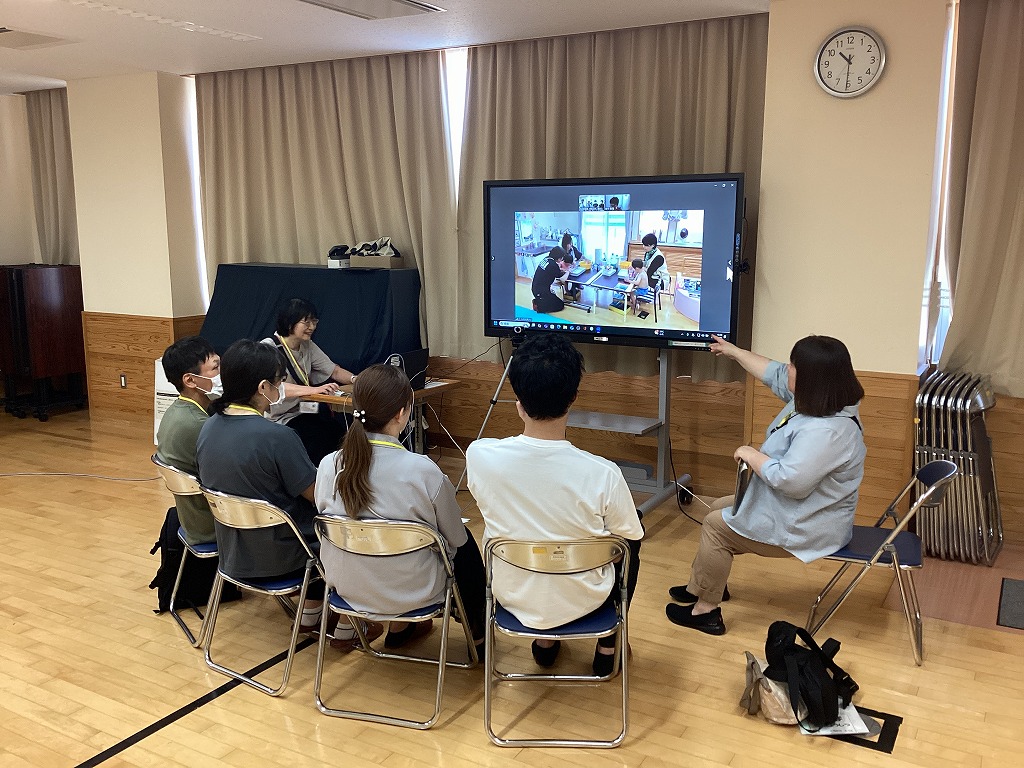 保護者学習会（幼児の遊びの様子の参観）
