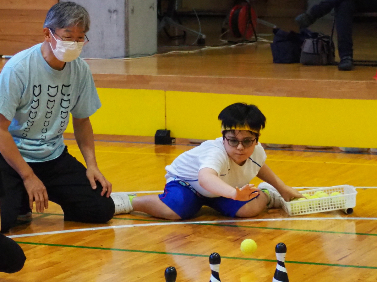 全県1位に輝いた「ピン倒しボール」