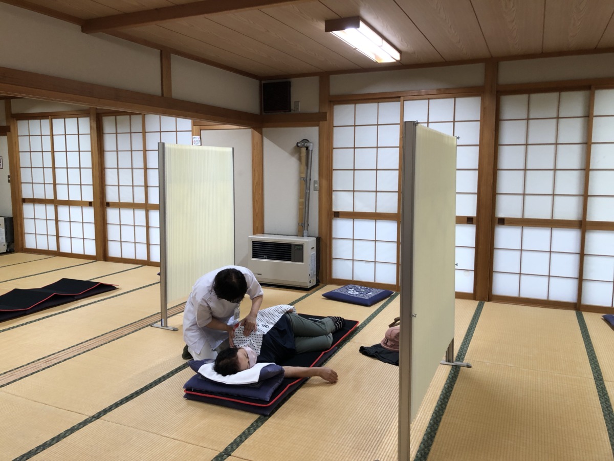 施術環境に合わせて施術