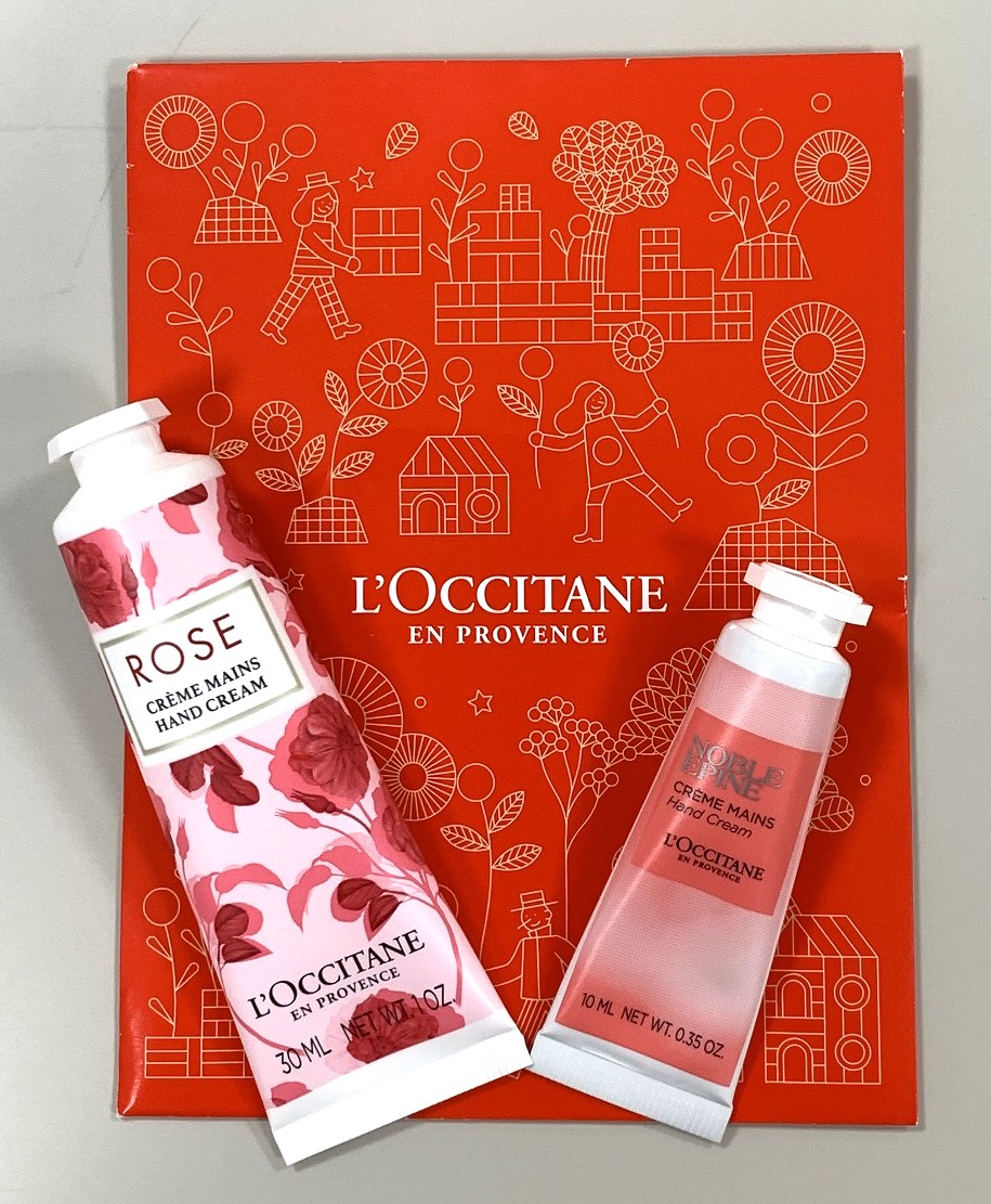 いただいたハンドクリーム