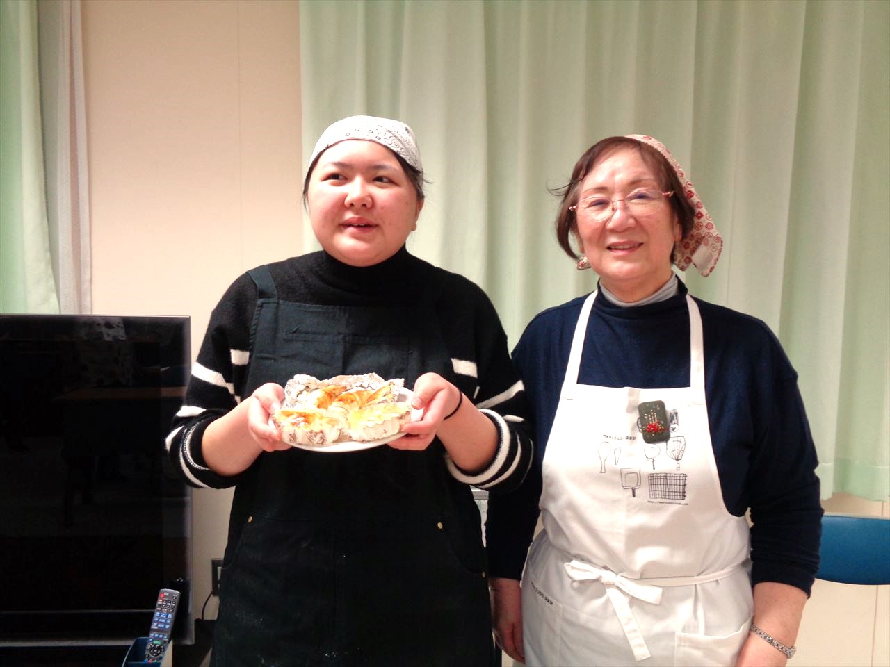 こんがりと焼き上がりました