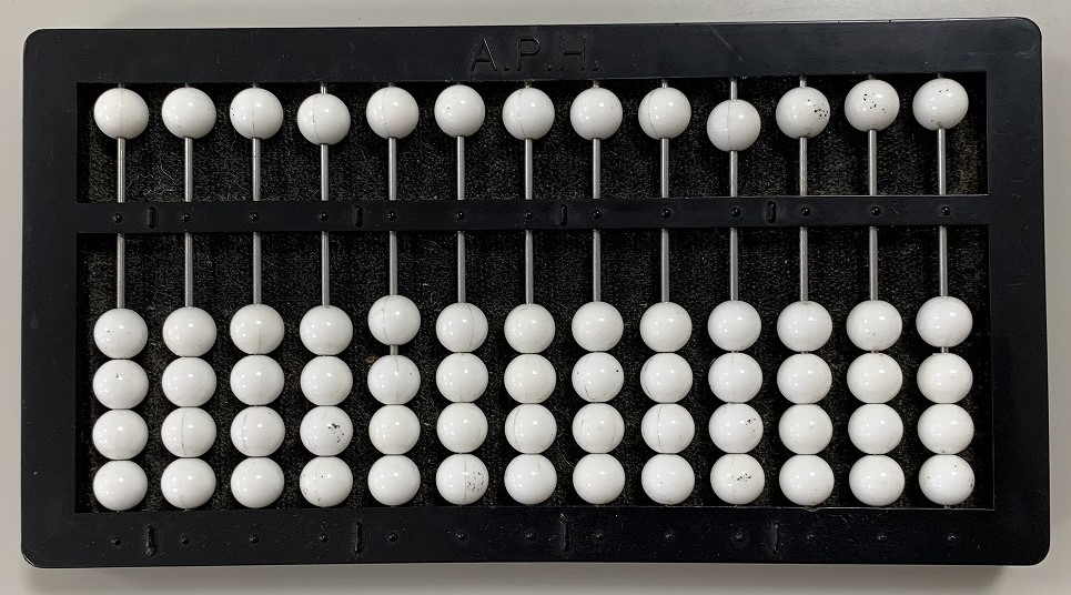 写真1:クランマー式算盤