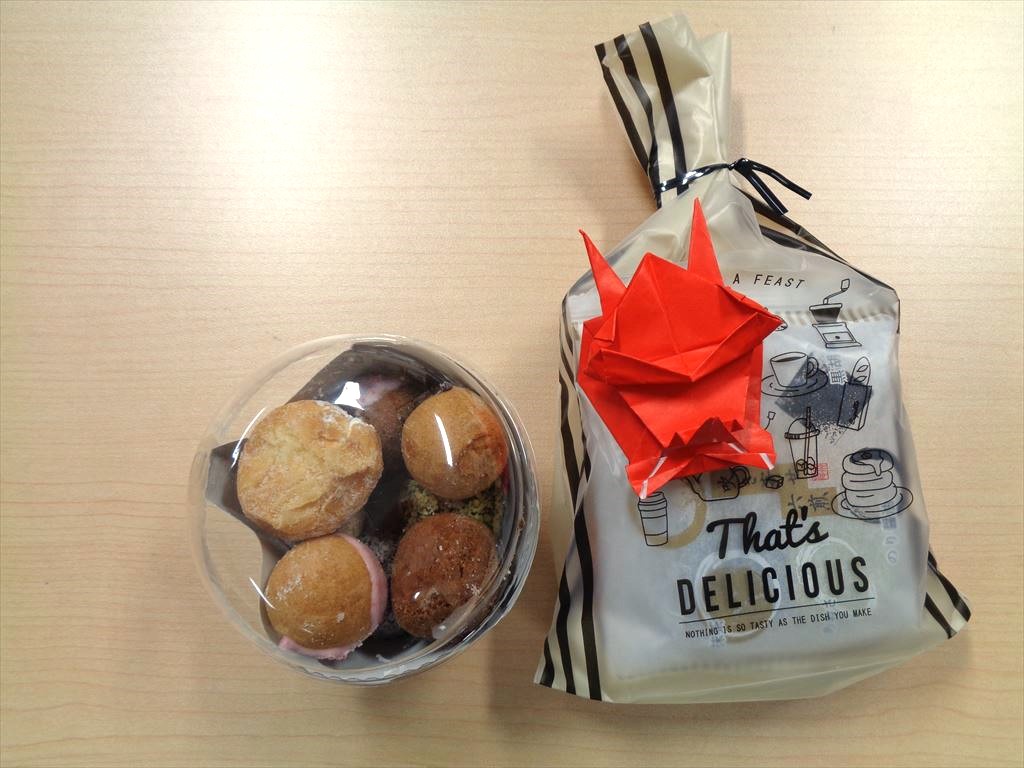 ドーナツポップと豆菓子