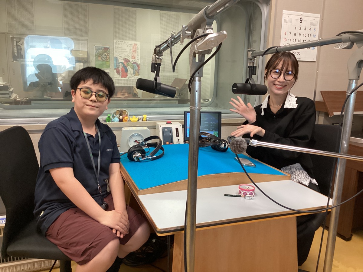 録音スタジオ　真坂はづきさんと遥斗さん