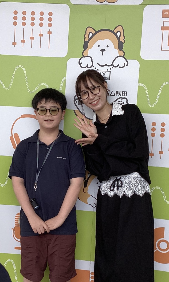 録音を終えて、記念写真