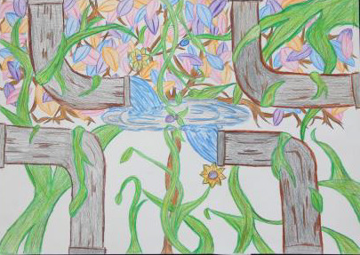 絵画「逆再生」