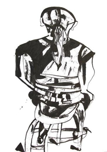 絵画「笑顔がすてきな先生」