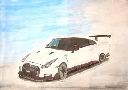 絵画「最速王G・T・R」