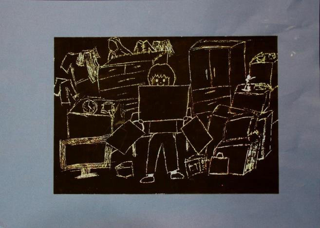 絵画「爆買い」