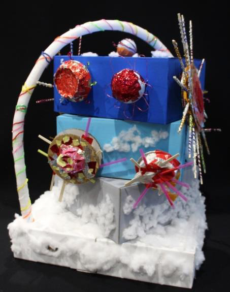 自由作品「昼の光 太陽」