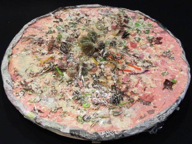 自由作品「森のなかよしピザ」
