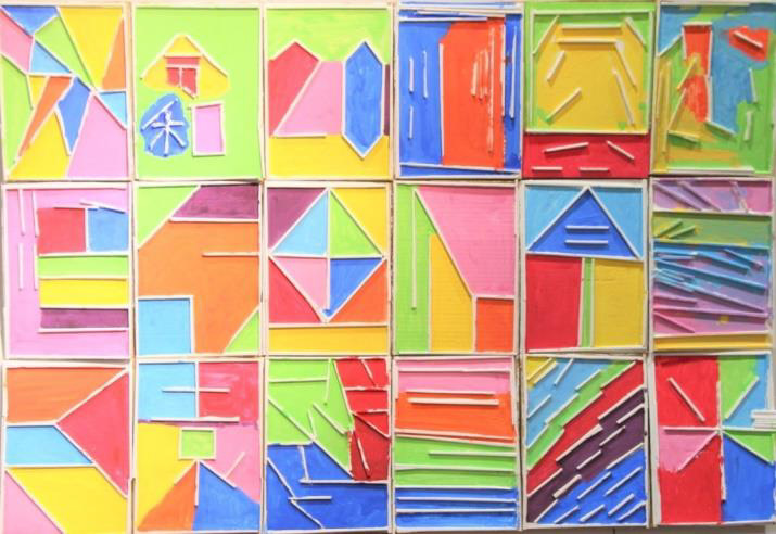 自由作品「colors～１８人の色・形」