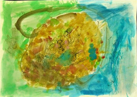 絵画「大好きな街」