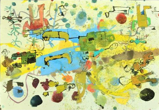 絵画「未来へ」