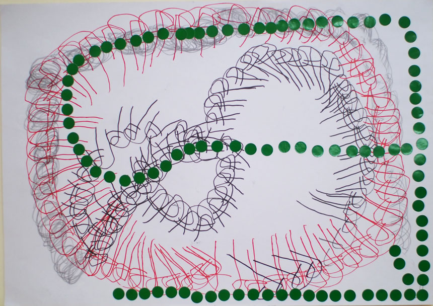 絵画「スプラッシュマウンテン」