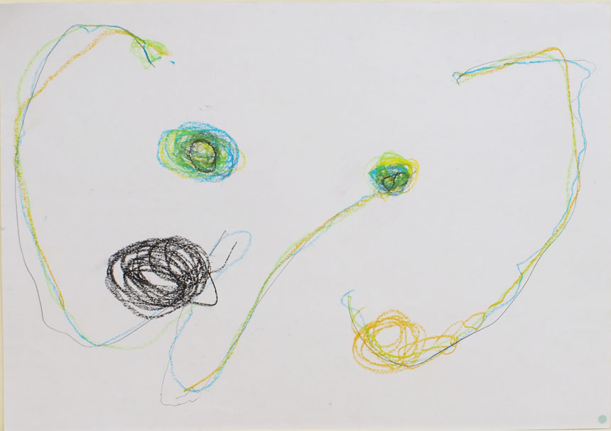 絵画「まっしろふわぞう」