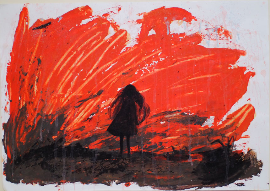 絵画「果ての先」